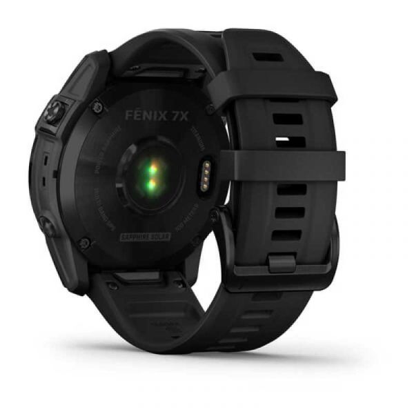 Смарт-годинник Garmin Fenix 7X Sapphire S. Black DLC Titanium w. Black Band (010-02541-22/23)