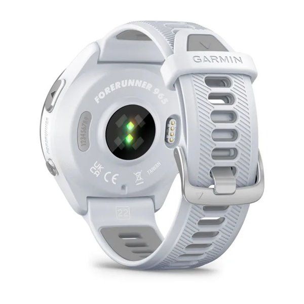 Garmin Forerunner 965 Titanium Bezel w. Whiteston Case and Whiteston/Powder Gray S. Band (010-02809-01/11)