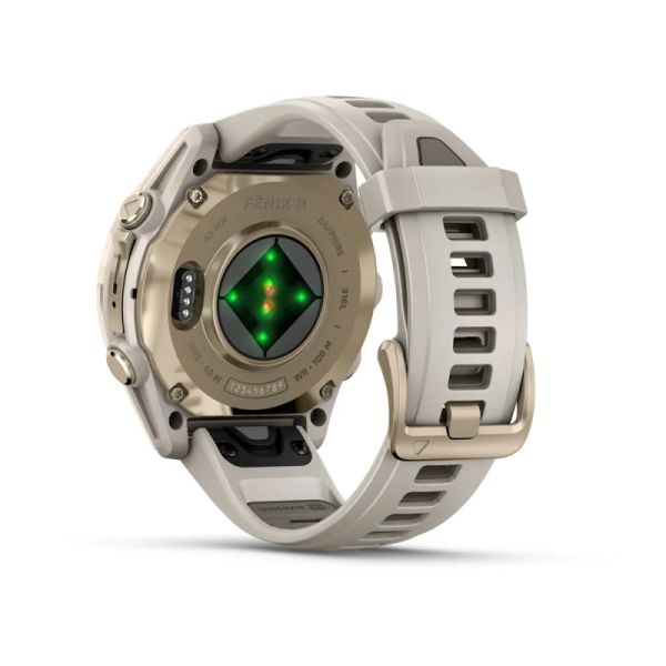 Garmin Fenix 8 43mm AMOLED Sapphire Soft Gold w. Fog Gray/Dark Sandstone S. Band (010-02903-10/11)