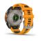 Garmin Fenix 8 51mm AMOLED Sapphire Titanium w. Spark Orange/Graphite Silicone Band (010-02905-10/11)