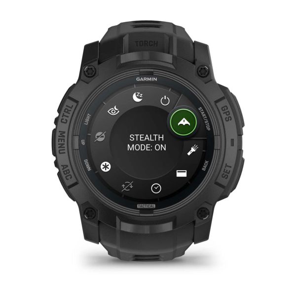 Garmin Instinct 3 50mm AMOLED Tactical Edition Black with Black Band (010-03020-50)