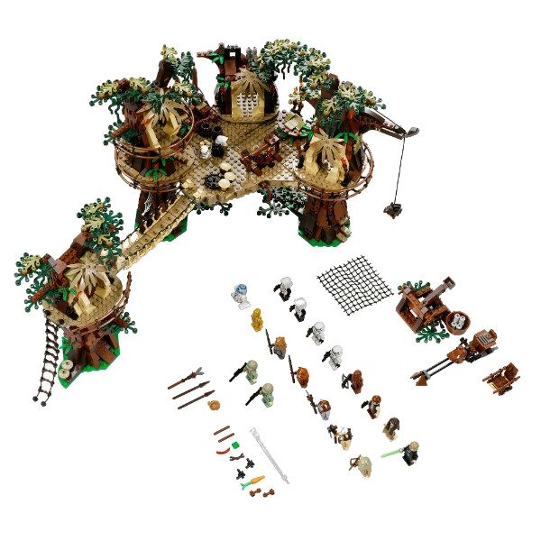 Пластмассовый конструктор LEGO Star Wars Деревня Эвоков (10236)