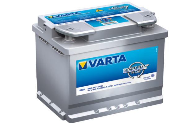 Автомобільний акумулятор AGM (Start-Stop) Varta 6СТ-60 Silver Dynamic AGM D52 (560901068)