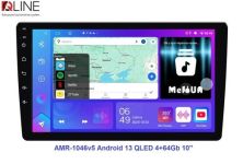 Автомагнітола Qline AMR-1046v5 Android 13 QLED 4+64Gb 10"