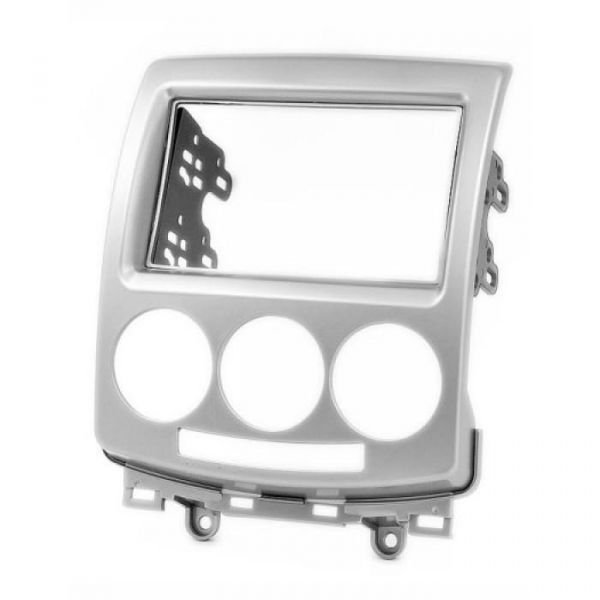 Рамка переходная 11-084 (carav) MAZDA 5 (Premacy) 2005-> (silver) 2-DIN
