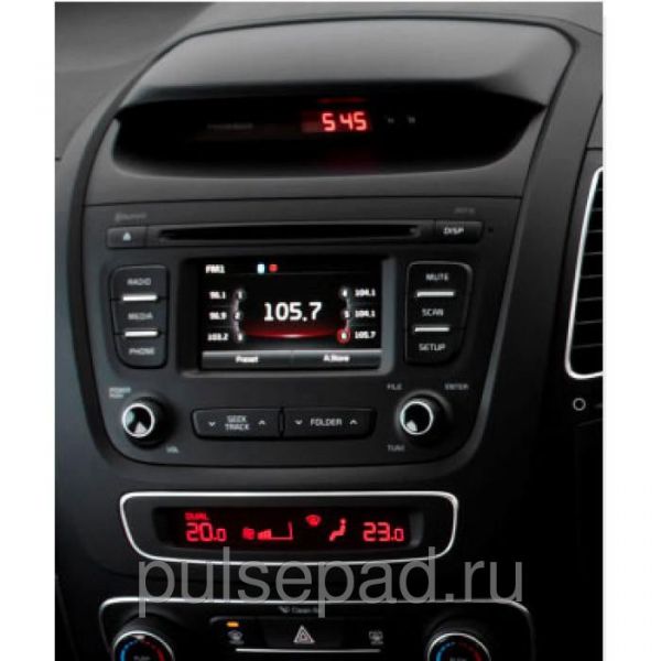 Рамка переходная 11-332 (carav) KIA Sorento (XM) 2012 -> 2DIN