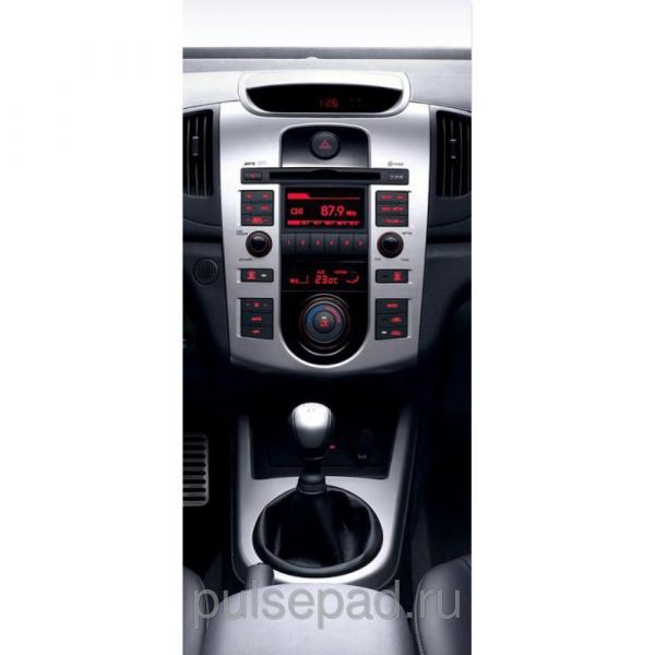 Рамка переходная 11-413 Kia Cerato,Forte 2009+Auto Aircondition (Carav) black
