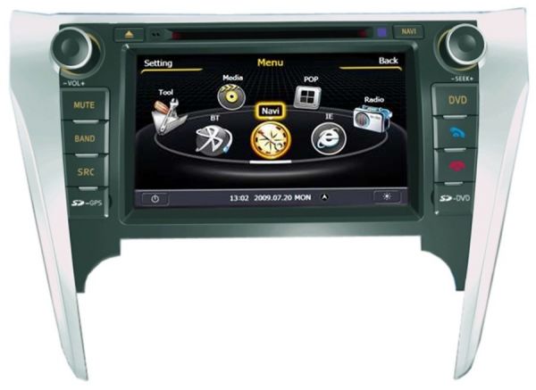 Штатная магнитола EasyGo S004 (Toyota Camry 2012) S60