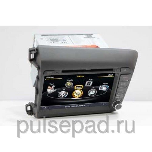 Штатная магнитола EasyGo S108 (Civic 2012) S100