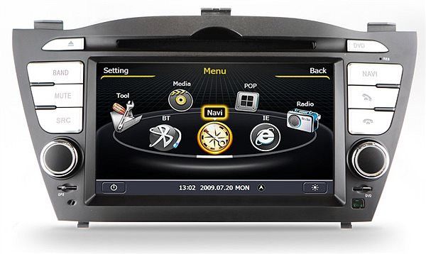 Штатная магнитола EasyGo S127 (Hyundai Ix35) S100