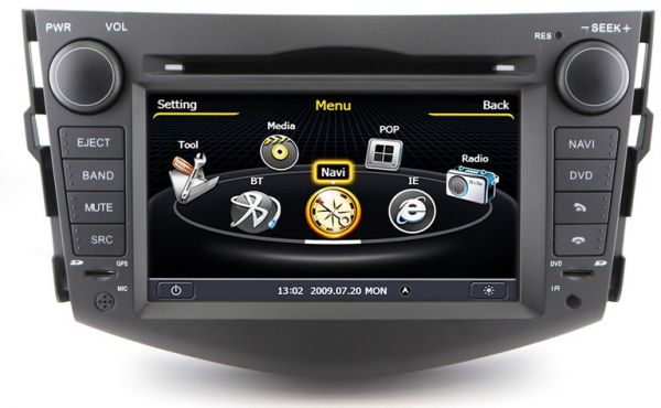 Штатная магнитола EasyGo S129 (Toyota RAV-4 2005-2012) S100