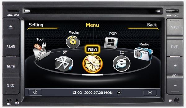 Штатная магнитола EasyGo U101 (Universal Nissan) S100