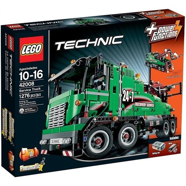 Пластмассовый конструктор LEGO Technic Машина техобслуживания (42008)