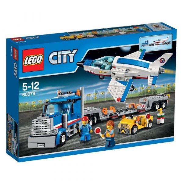 Пластмассовый конструктор LEGO City Транспортёр для учебных самолётов (60079)