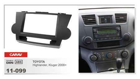 Рамка переходная CARAV 11-099 Toyota Highlander /Kluger 2008+