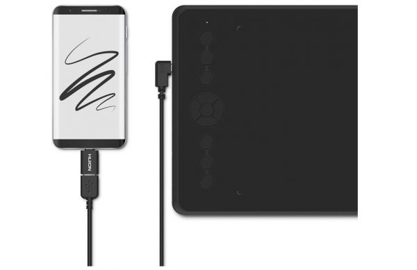 Графічний планшет Huion Inspiroy Ink H320M