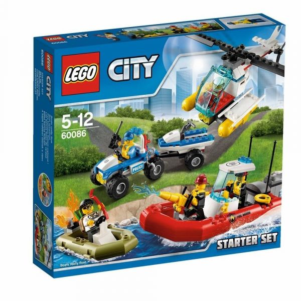 Пластиковый конструктор LEGO City Набор City для начинающих (60086)