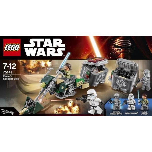 Пластмасовый конструктор LEGO Star Wars Скоростной байк Кенана (75141)