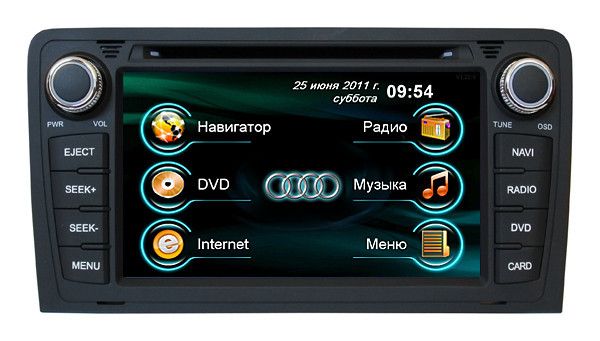 Штатная магнитола Synteko Audi A3 2005+