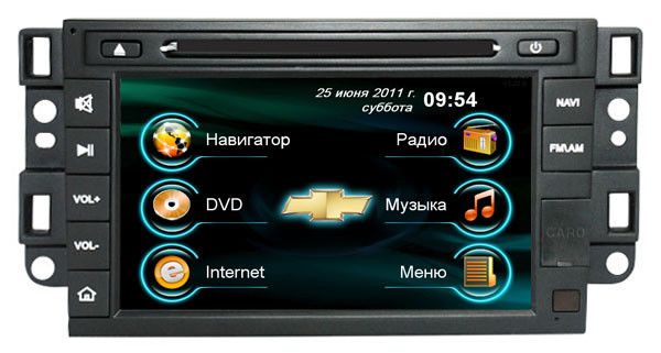 Штатная магнитола Synteko Chevrolet Captiva до 2010, Epica, Aveo до 2011