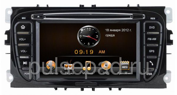Штатная магнитола Synteko Ford Focus 2, Mondeo 2008+, C-Max, S-Max, Galaxy new