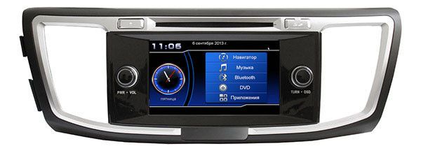 Штатная магнитола Synteko Honda Accord 2013+