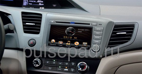 Штатная магнитола Synteko Honda Civic (4D) 2012+