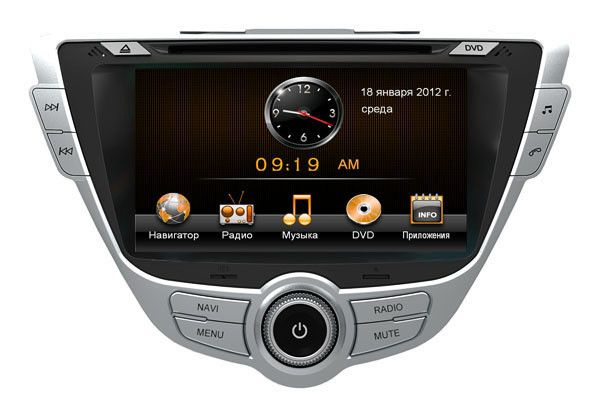 Штатная магнитола Synteko Hyundai Elantra 2011+