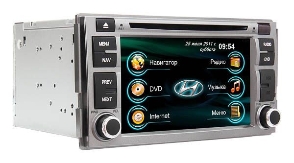 Штатная магнитола Synteko Hyundai Santa Fe 2006+