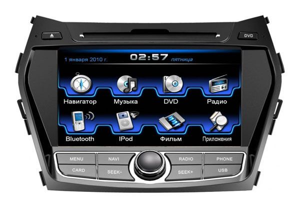 Штатная магнитола Synteko Hyundai Santa Fe 2013+