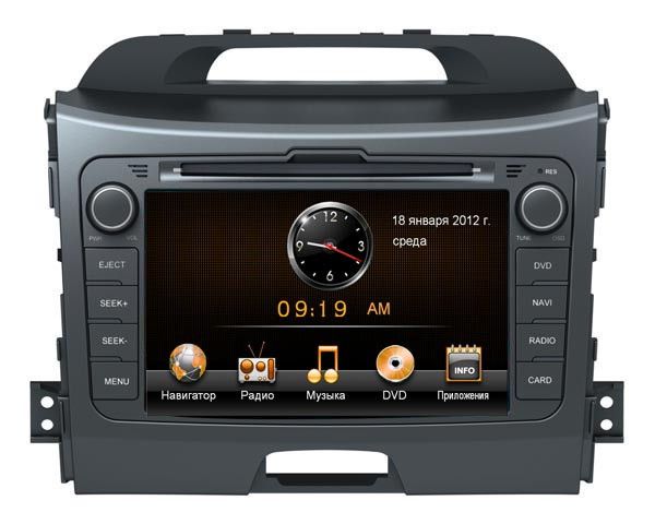Штатная магнитола Synteko Kia Sportage R 2010+