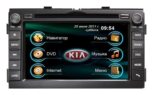 Штатная магнитола Synteko Kia Sorento 3 2009–2012