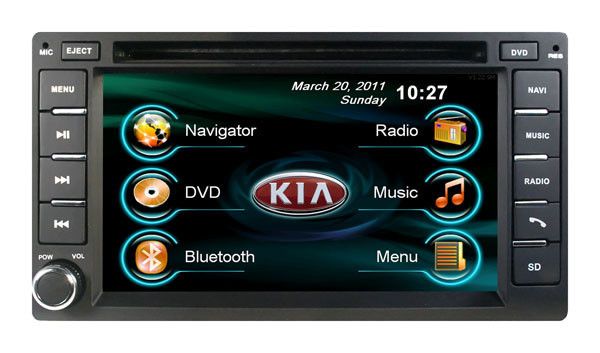Штатная магнитола Synteko Kia Sorento 2007–2008, Cerato 2 2006–2008, Sportage 2 2005–2009, Carnival 2