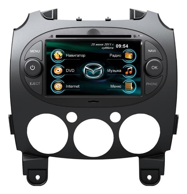 Штатная магнитола Synteko Mazda 2