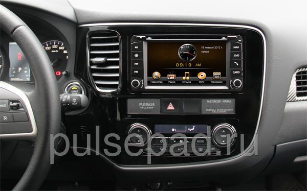 Штатная магнитола Synteko Mitsubishi Outlander 2012+, Mitsubishi Lancer X 2013+, Pajero Sport 2013+