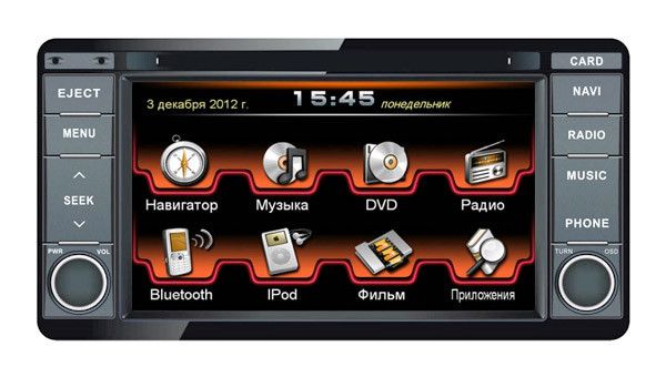 Штатная магнитола Synteko Mitsubishi Outlander 2012+, Mitsubishi Lancer X 2013+, Pajero Sport 2013+