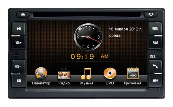 Штатная магнитола Synteko  Nissan Pathfinder, Note, X-Trail, Qashqai, Tiida, Juke