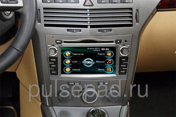 Штатная магнитола Synteko  Opela Astra H 2004–2009, Vectra 2009, Zafira