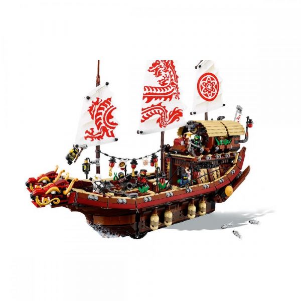 Пластиковый конструктор LEGO Ninjago Летающий корабль Мастера Ву (70618)