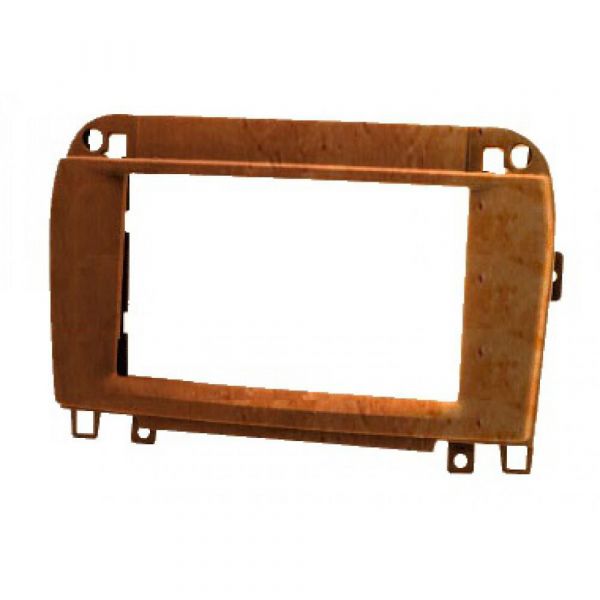 Рамка переходная 11-409 (carav) Mercedes-Benz SL (R230) 2001+ wooden 2-DIN