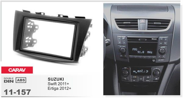 CARAV 11-157 Рамка переходная Suzuki Swift (2011+), Ertiga (2012+)