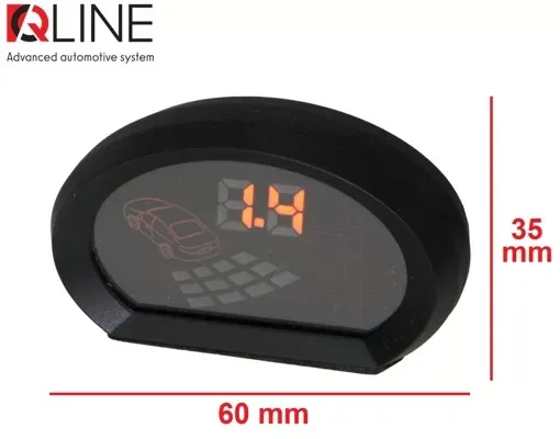 Парктронік Qline ParkSense Style 4 чорний