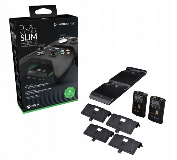 Зарядное устройство для геймпада PDP Gaming Dual Ultra Slim Charge System (049-009)