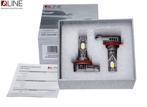 Світлодіодні лампи Qline SA (Small Active) H11 6000K (2шт)