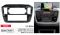 Рамка перехідна Carav 11-854 VW up!, Seat Mii, Skoda Citigo