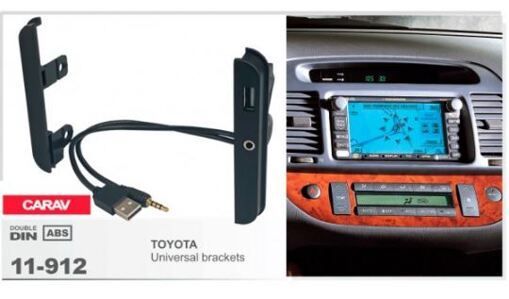 Рамка перехідна Carav 11-912 Toyota Tundra, 4Runner, RAV4, Yaris, Camry, Celica, Matrix
