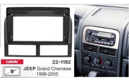 Рамка перехідна Carav 22-1192 Jeep Grand Cherokee