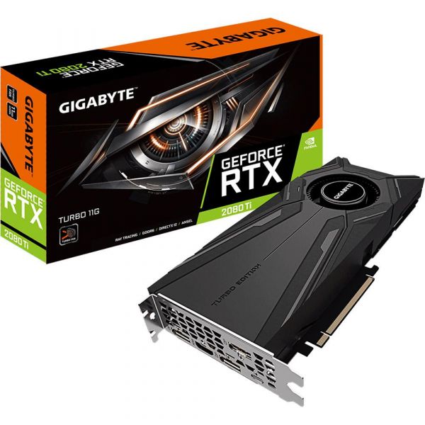 Видеокарта GIGABYTE GeForce RTX 2080 Ti TURBO OC 11G (GV-N208TTURBO OC-11GC)
