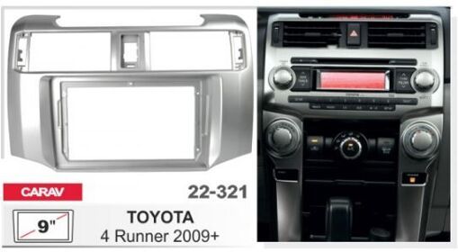 Рамка перехідна Carav 22-321 Toyota 4Runner