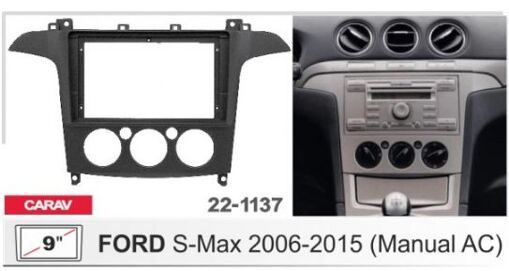 Рамка перехідна Carav 22-1137 Ford S-Max